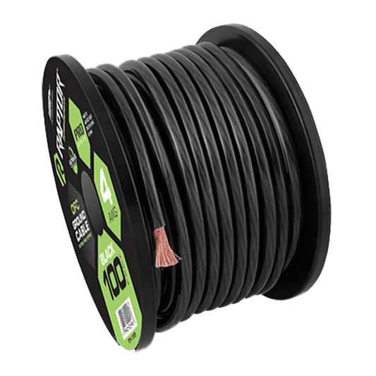 Raptor 100 FT 4 AWG Black Power Cable Pro Series