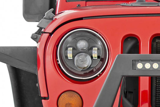 Rough Country RCH5000 7 Inch LED Headlights DOT Approved | Jeep Wrangler JK/Wrangler TJ/Wrangler Unlimited 4WD