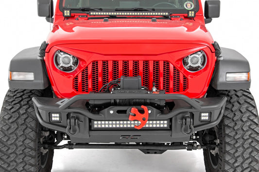 Rough Country RCH5300 9 Inch DRL Halo LED Headlights DOT Approved | Jeep Gladiator JT/Wrangler JL (18-24)