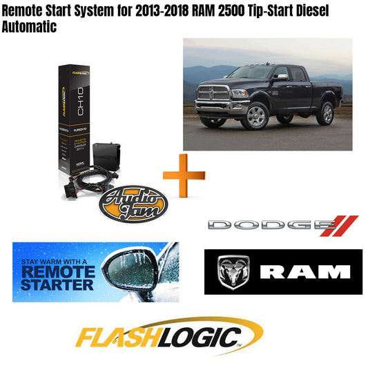 Remote Start System for 2013-2018 RAM 2500 Tip-Start Diesel Automatic