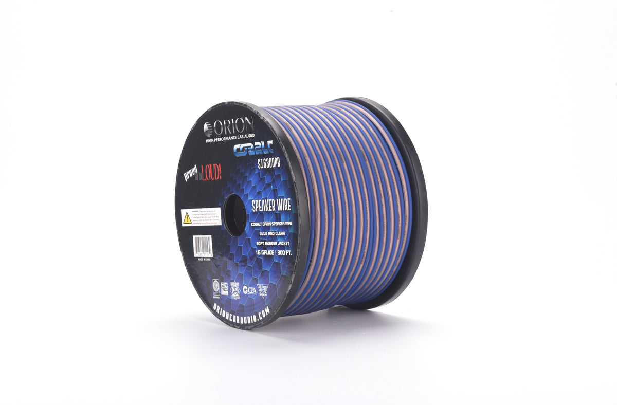 Orion S16300PB SPEAKER WIRE 2X16 GAUGE 300FT WIRE ROLL