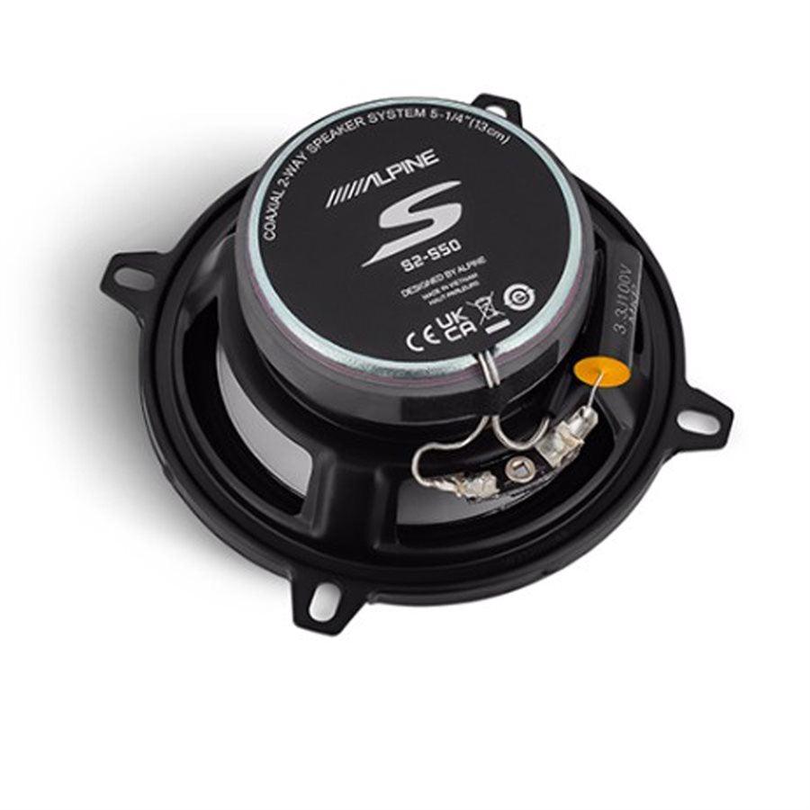 Alpine S2-S50 S2-Series 5.25" 2-Way Coaxial Speaker System