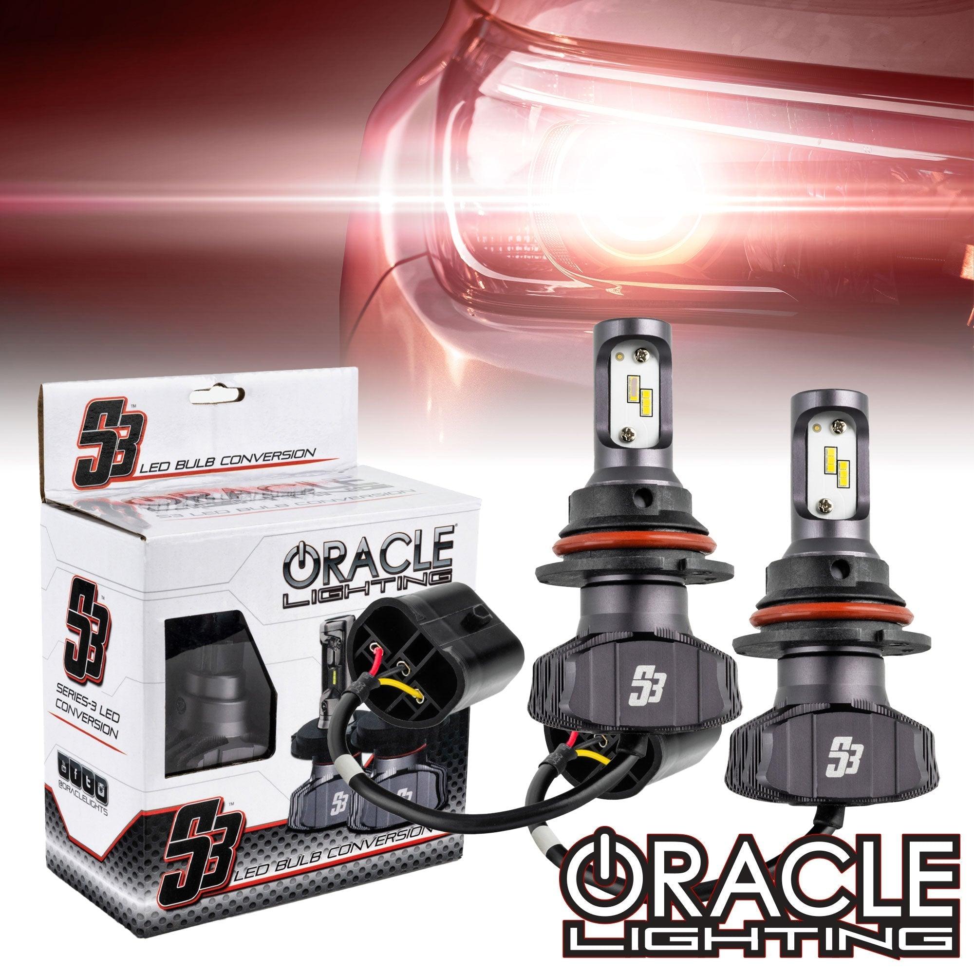 Oracle Lighting S5241-001 - 9007 - S3 LED Light Bulb Conversion Kit High/Low Beam (Non-Projector) -