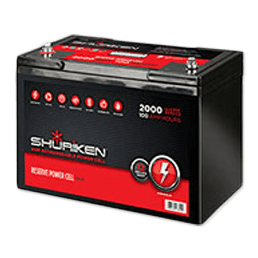 Shuriken SK-BT100 2000W 100AMP Hours Large Size AGM 12V Battery