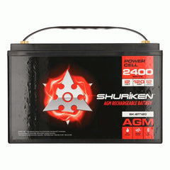 Shuriken SK-BT120 2400W 120AMP Hours Large Size AGM 12V Battery