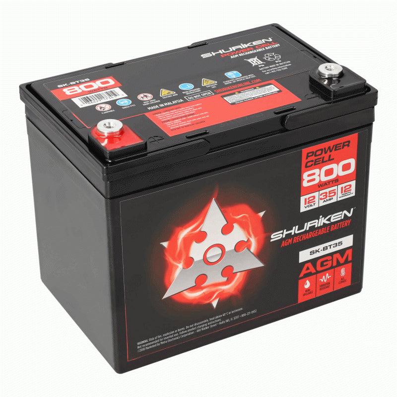 Shuriken SK-BT35 800W 35AMP Hours Compact Size AGM 12V Battery