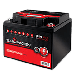 Shuriken SK-BT45 1250W 45AMP Hours Compact Size AGM 12V Battery