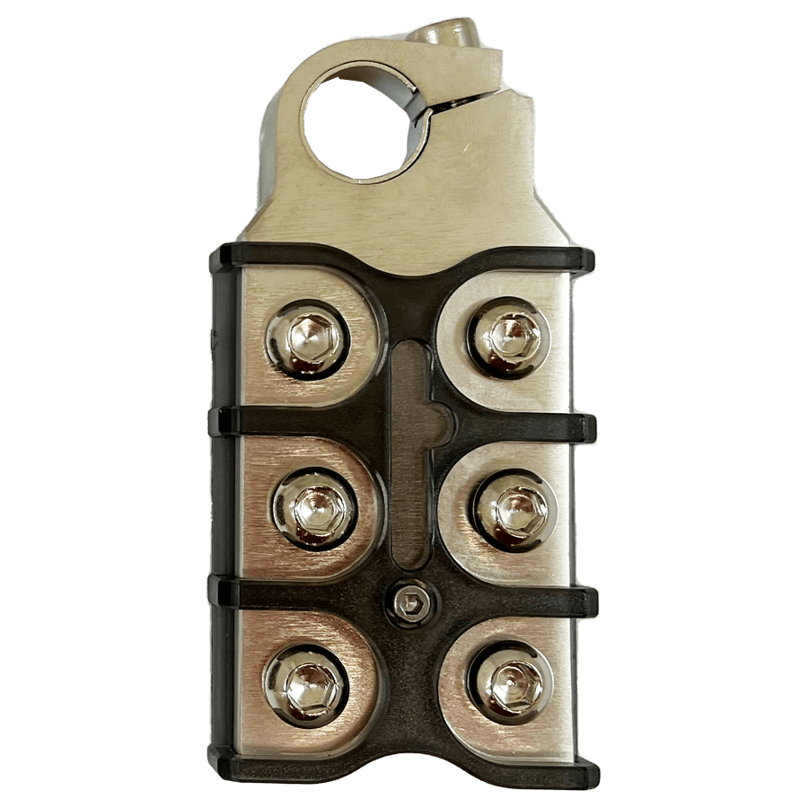 Shuriken SK-TML-PLC Bus Bar Block (6)0ga Brass