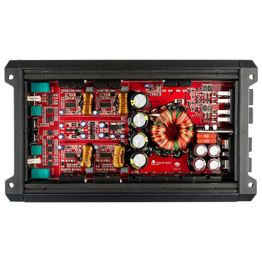 DS18 SXE-3000.4D/BK Class D 4-Channel  Full-Range Car Amplifier 200 x 4 RMS @4 OHM 3000 Watts