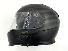 TORC T14B15FG21 T-14B Flag X-Small Black/Gray Full Face Helmet with Bluetooth