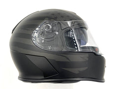 TORC T14B15FG21 T-14B Flag X-Small Black/Gray Full Face Helmet with Bluetooth