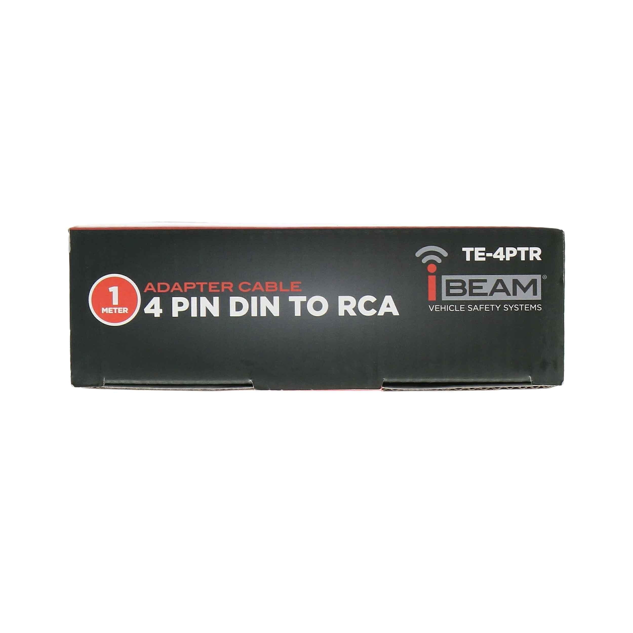 iBeam TE-4PTR Commercial 4-Pin Din to RCA Adapter Cable