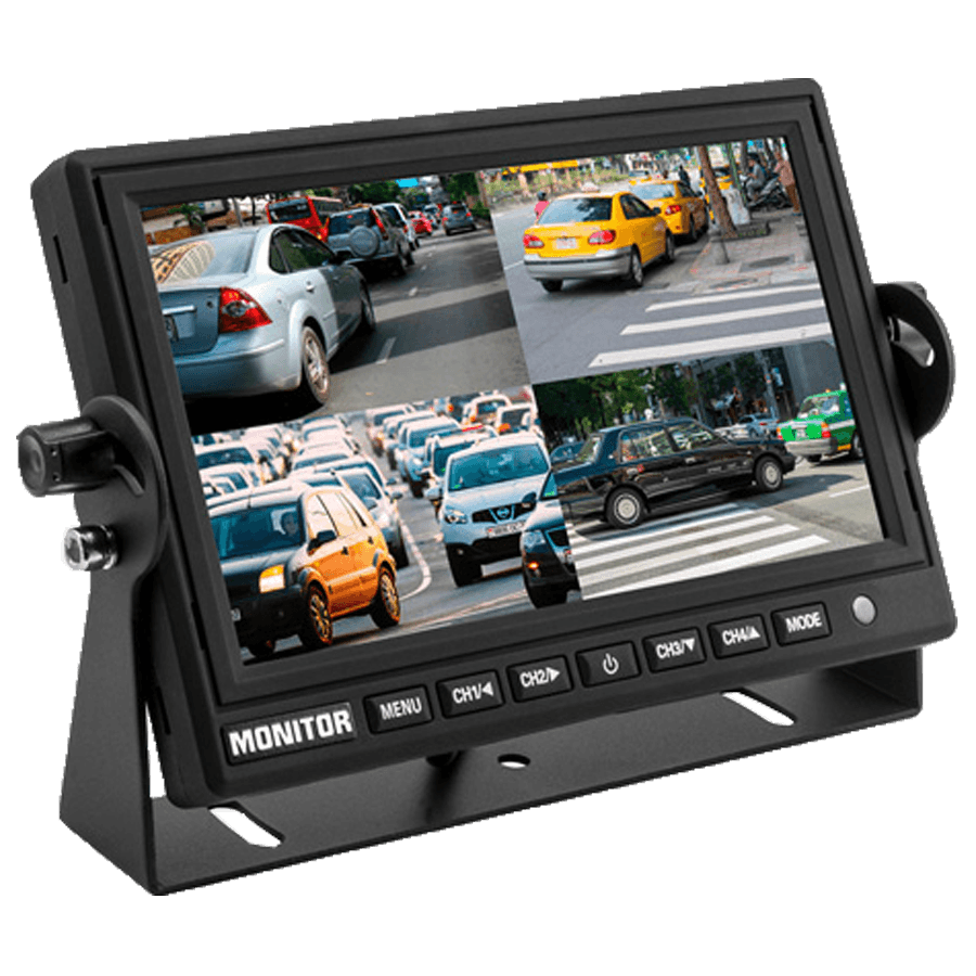 iBeam TE-7VS-4 7 Inch Monitor with Quad Camera Input