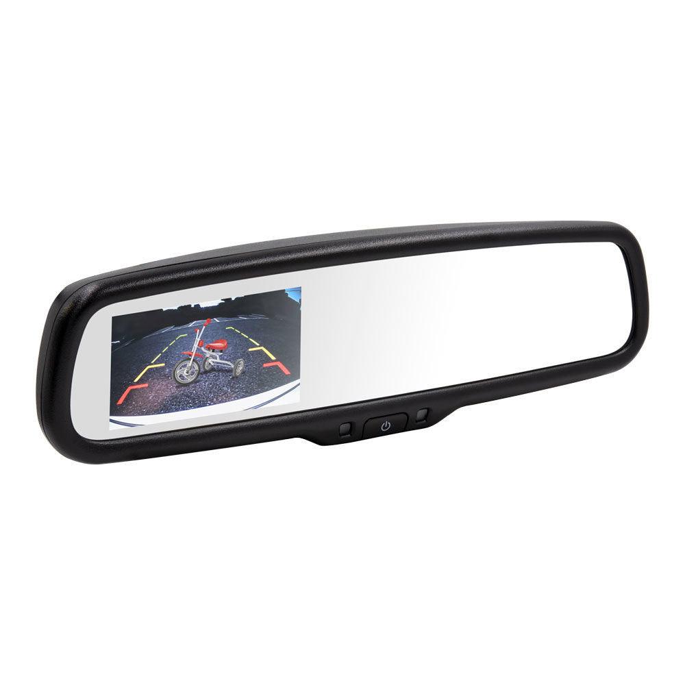 iBeam TE-AD43 OE Style Auto-Dimming Mirror - Built-In 4.3 Inch Monitor