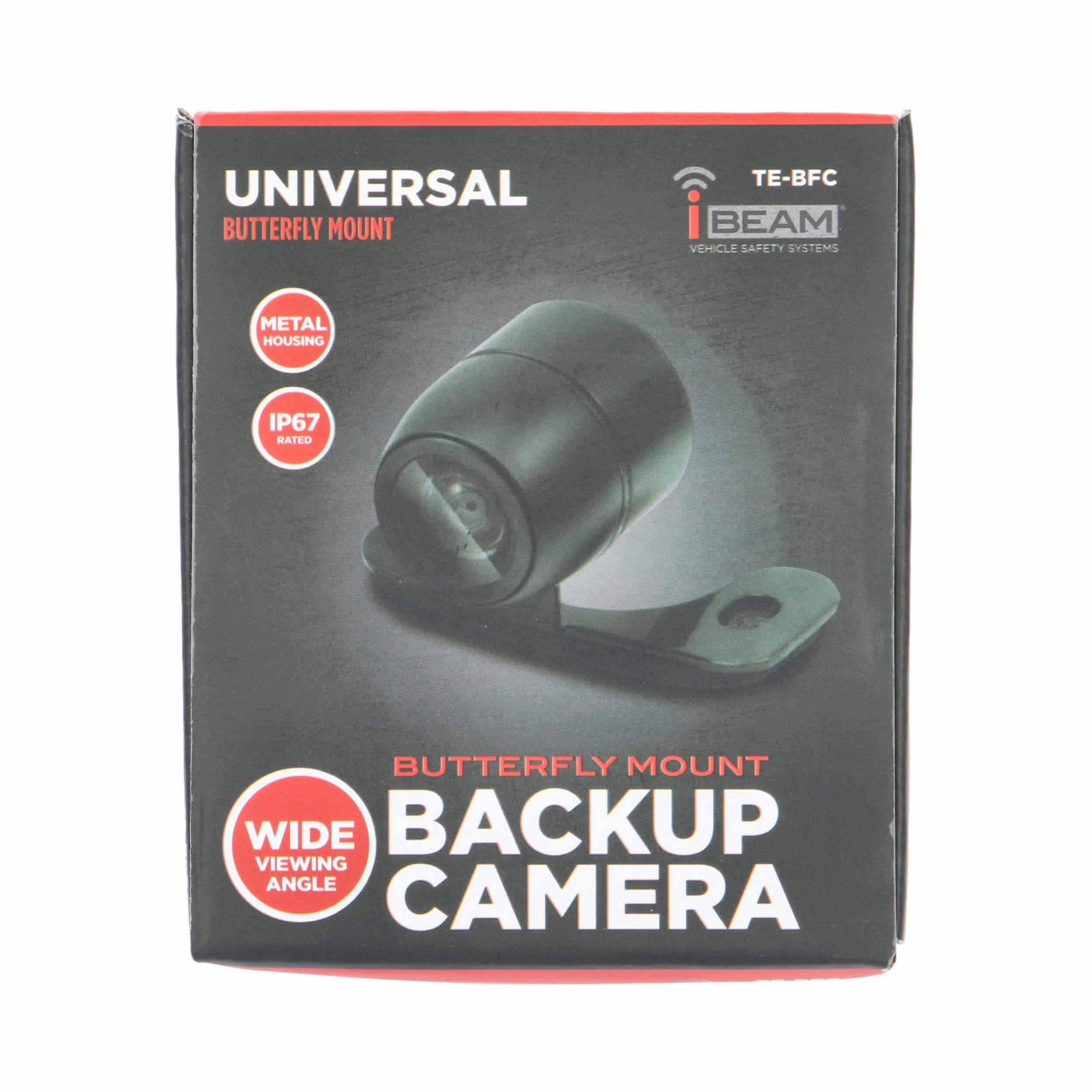 iBeam TE-BFC Improved Butterfly Mount Backup Camera with Metal Housing