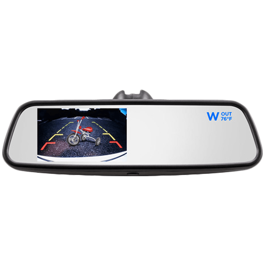 iBeam TE-CTM45 4.5 Inch Compass/Temp Mirror Monitor