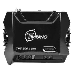 Timpano Audio TPT500 2 Ohms Compact 1 Channel Car Audio Amplifier  1x 500 Watts at 2 Ohm  Mini Stereo 12 volts Fullrange Class D Amp