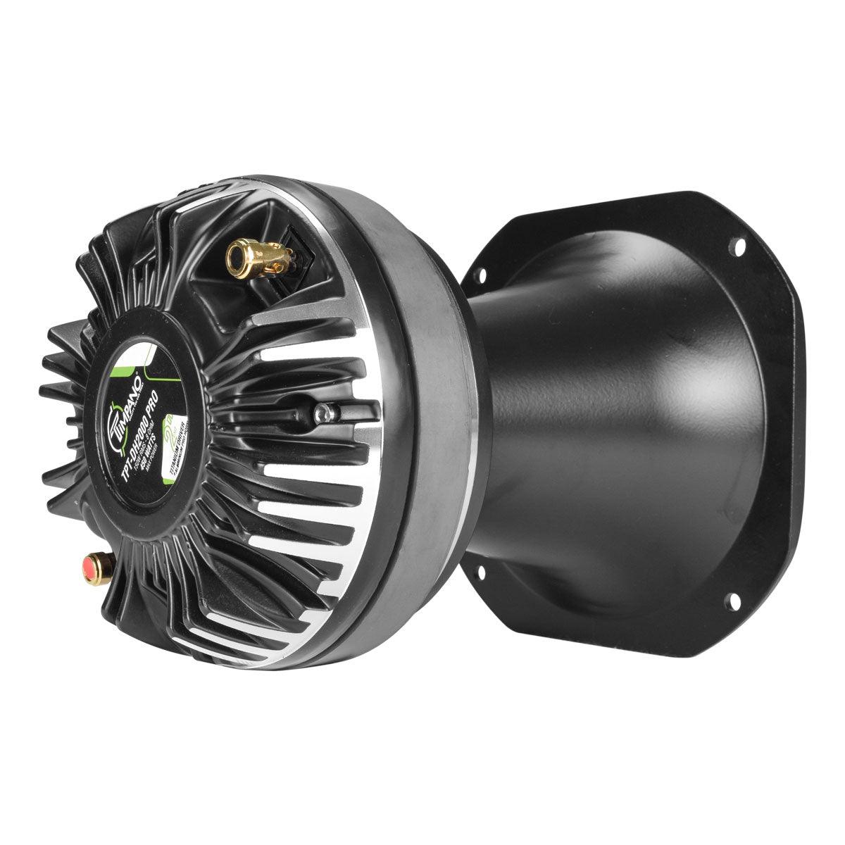 Timpano Audio TPT-DH2000 PRO 2" Exit Titanium Compression Driver + Long Horn 450 Watts 8 Ohm