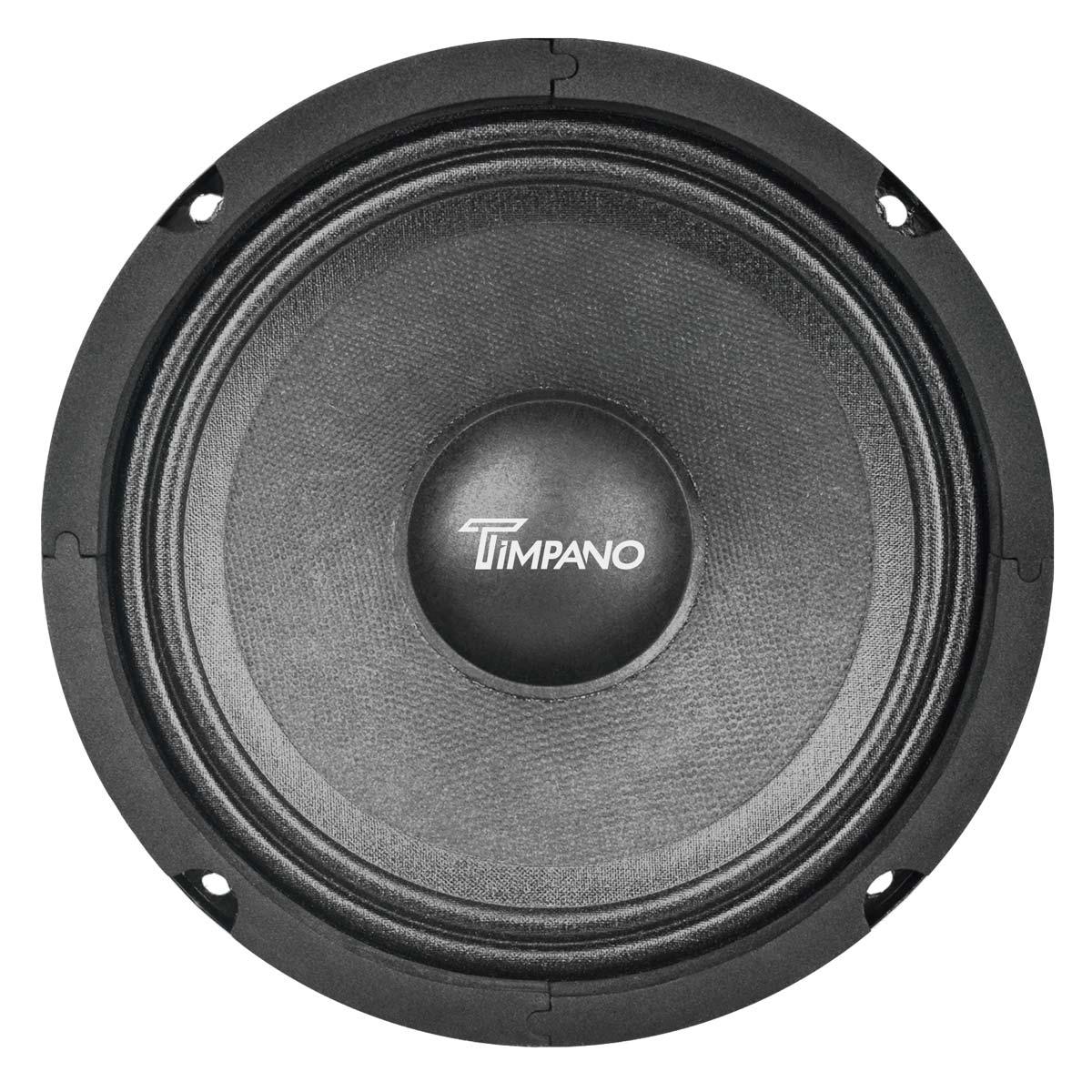 Timpano Audio TPT-M6-8 Midrange 6.5" Shallow Car Speaker 400 Watts Max Peak Power ( PAIR ) 8 Ohm OEM Replacement