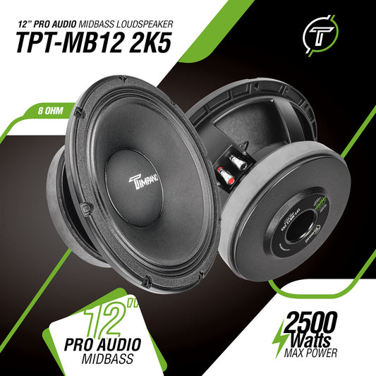 Timpano Audio TPT-MB12 2K5  12" Competition PRO Audio Midbass Loudspeaker