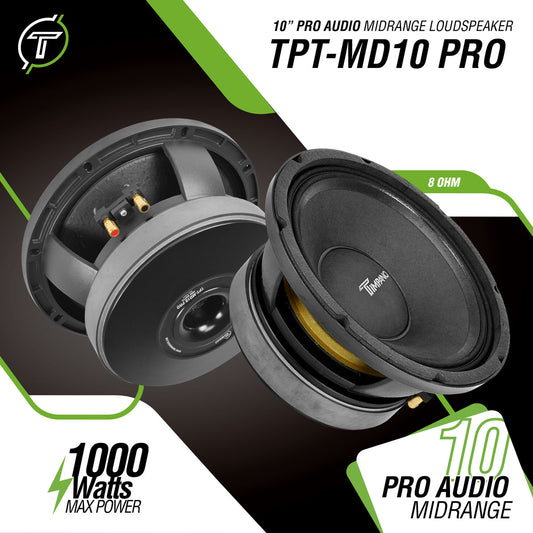 Timpano Audio TPT-MD10 Pro 10" Pro Audio Midrange Loudspeaker