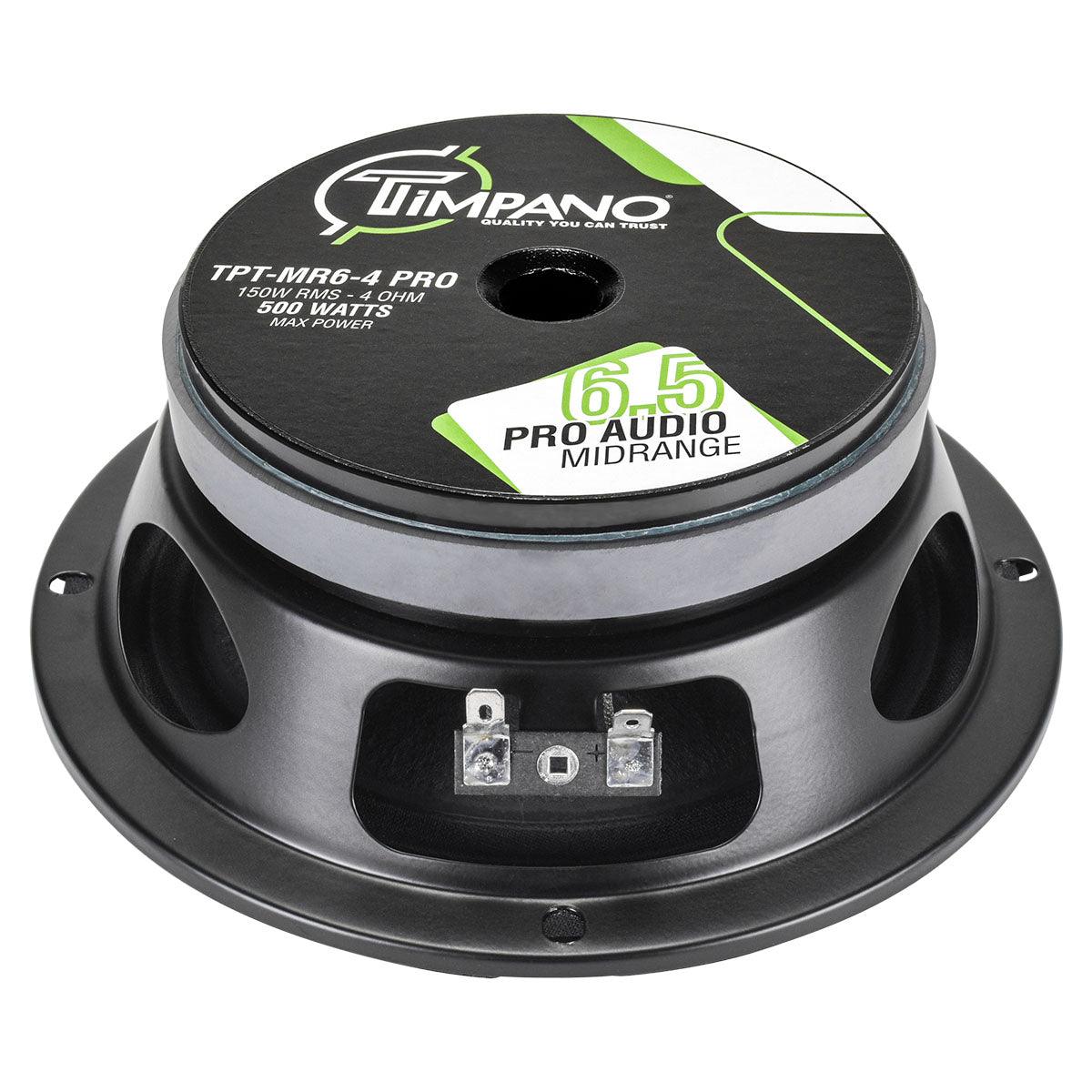 Timpano Audio TPT-MR6-4 PRO 6.5" Midrange PRO Audio Loudspeaker 4 Ohm