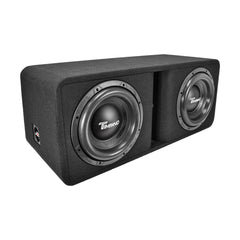 Timpano Audio TPT-T2500-2x12 D4 Dual 12" Car Audio Subwoofer Box 5000 Watts 1 Ohm TPT-T2500-212 Loaded Ported Enclosure