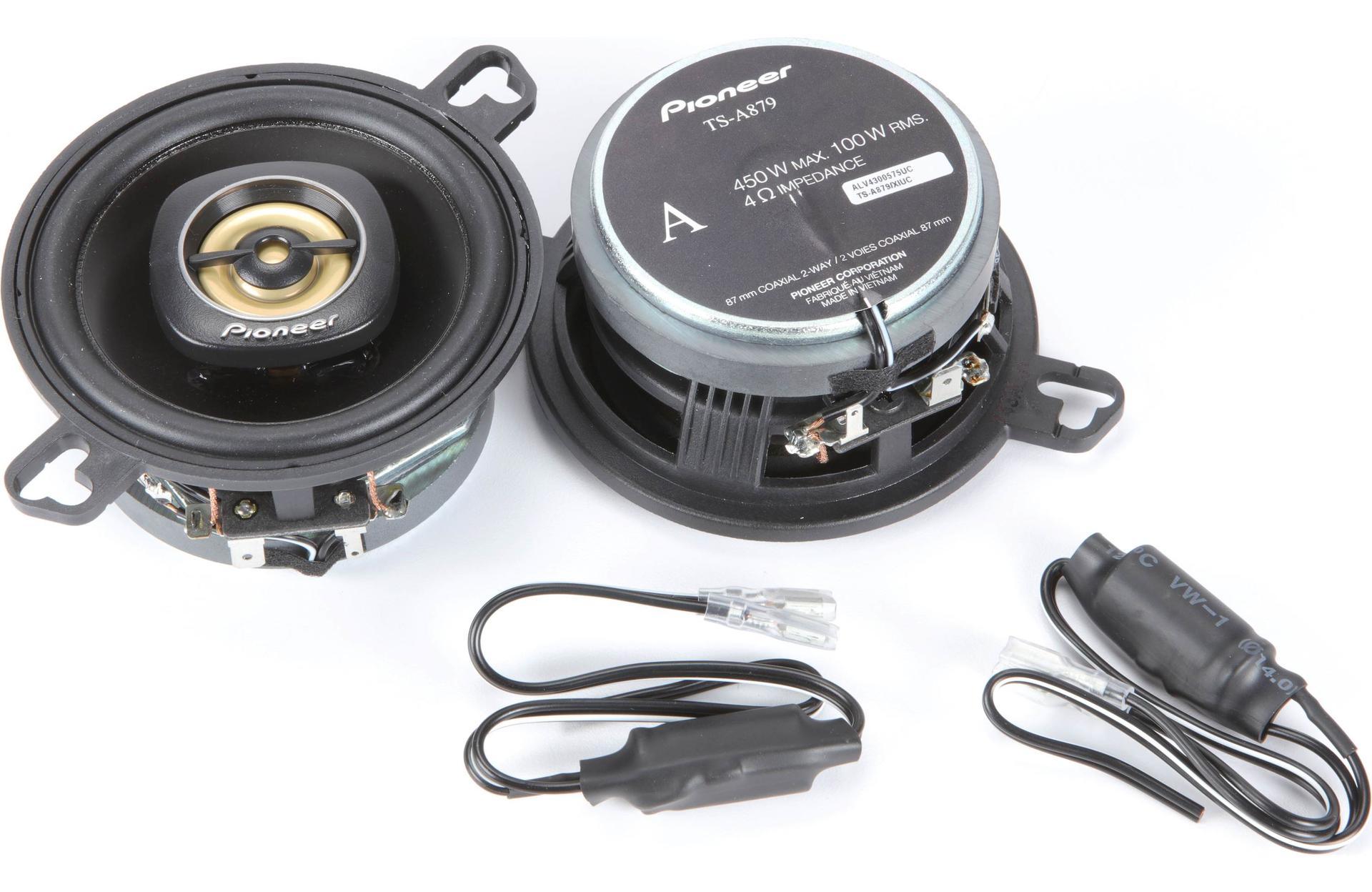 Pioneer TS-A879 A-Series + 3-1/2" 2-way car speakers