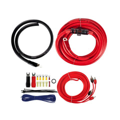 T-SPEC V6-RAK1-0 1/0AWG 2400W AMP KIT WITH RCA - V6 SERIES