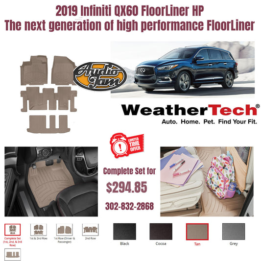 2019 Infiniti QX60 FloorLiner HP The next generation of high performance FloorLiner