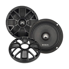 Orion XSM655SL 6.5" 300 RMS / 1200 MAX Slim Ultra Efficient Midrange Speakers