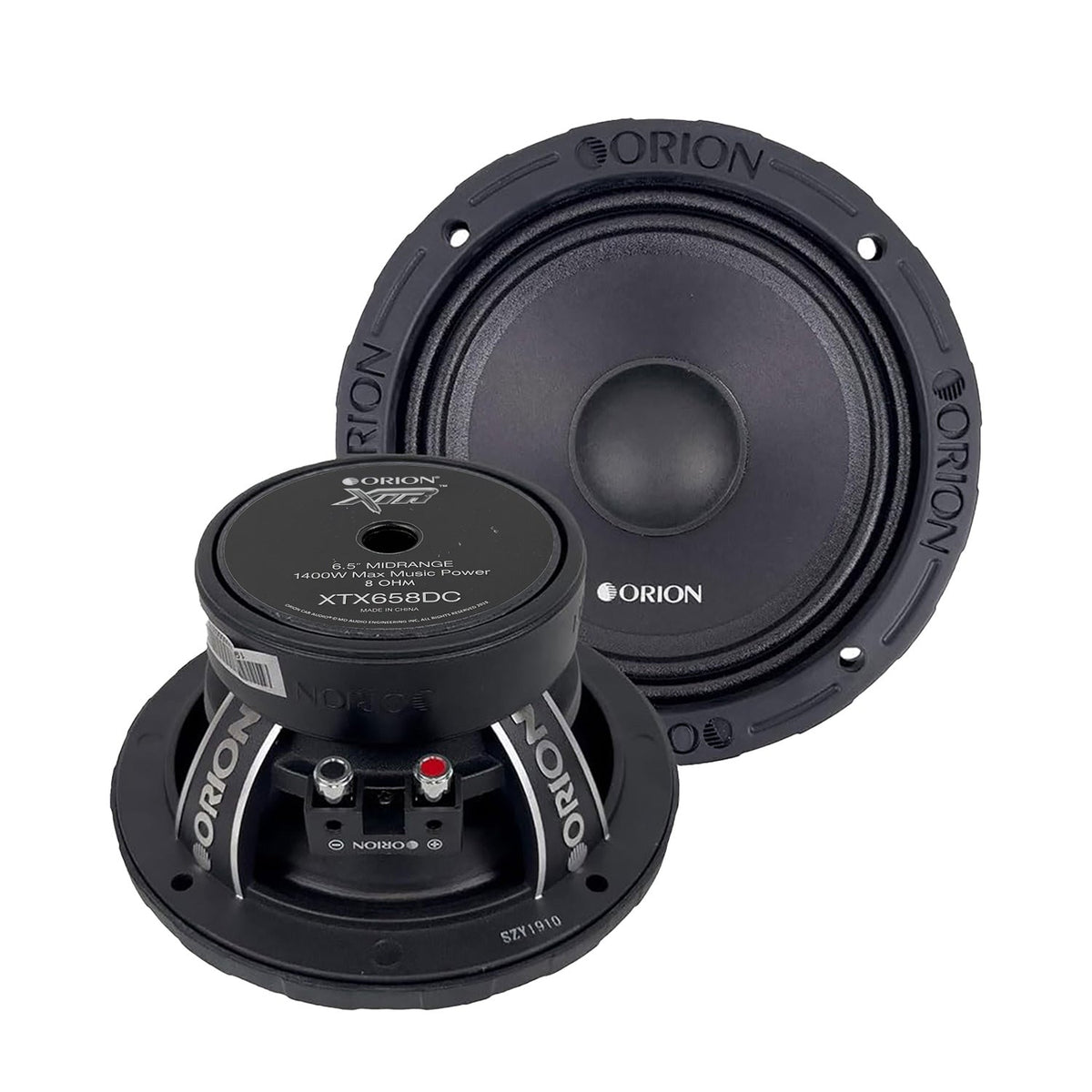 Orion XTX658DC 6.5" 350 Watts RMS/1400 MAX Dust Cap Midrange Speakers