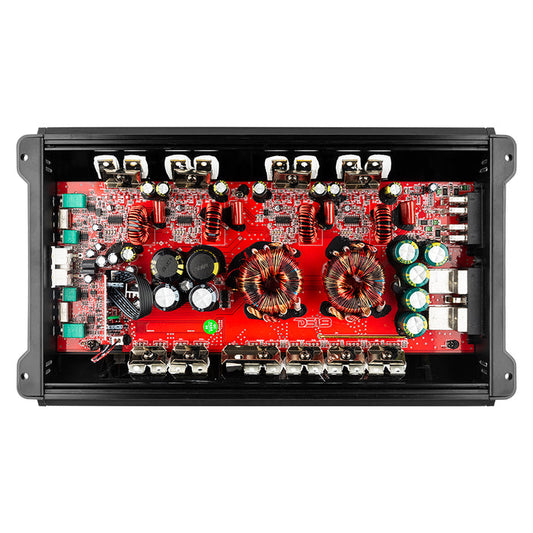 DS18 ZR1600.4D ZR 4-Channel Class D Amplifier 4 x 400 Watts Rms @ 4-ohm