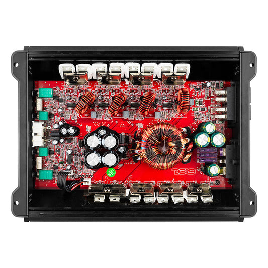 DS18 ZR800.4D ZR 4-Channel Class D Amplifier 4 x 200 Watts Rms @ 4-ohm