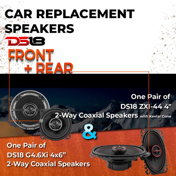Car Speaker Replacement fits 1985-1988 for Fiat Bertone X1/9