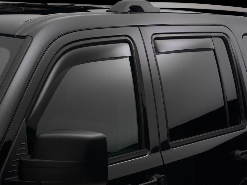 WeatherTech 82713 11-15 Dodge Charger Front and Rear Side Window Deflectors - Dark Smoke