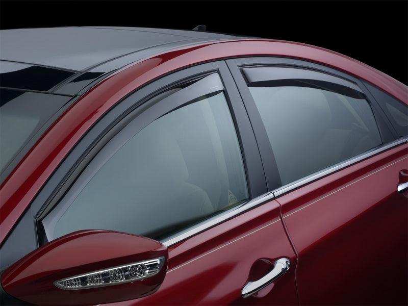 WeatherTech 82828 2017+ Audi A4 Sedan Front And Rear Side Window Deflectors - Dark Smoke