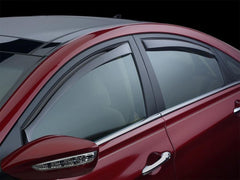 WeatherTech 82828 2017+ Audi A4 Sedan Front And Rear Side Window Deflectors - Dark Smoke