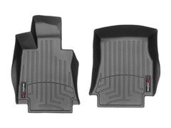 WeatherTech 4412071 2017+ Alfa Romeo Giulia Front FloorLiner - Black (Automatic Trans Only; RWD Only)