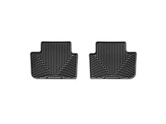 WeatherTech W146 04+ BMW X3 Rear Rubber Mats - Black