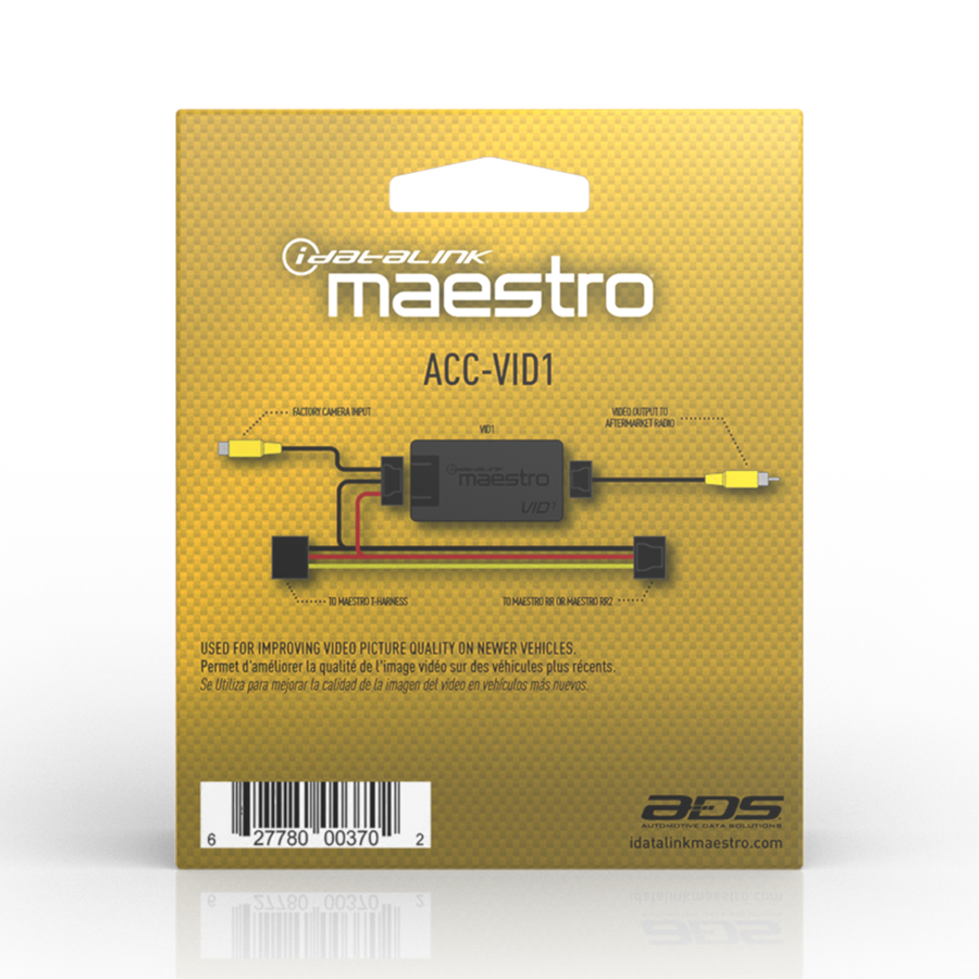 acc vid1 noise filter backup cameras DELAWARE