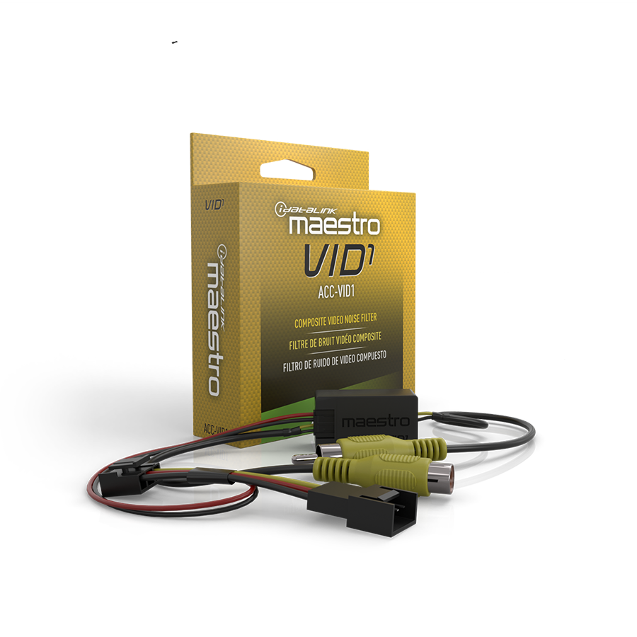acc vid1 noise filter backup cameras