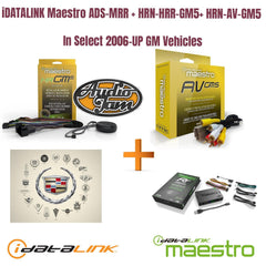 iDATALINK Maestro ADS-MRR + HRN-RR-GM5+ HRN-AV-GM5 for Select Chevy GMC Vehicle