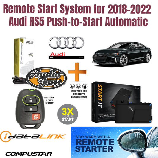 Remote Start System for 2018-2023 Audi RS5 Push-to-Start Automatic