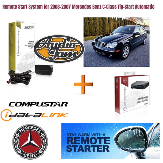Remote Start System for 2003-2007 Mercedes Benz C-Class Tip-Start Automatic