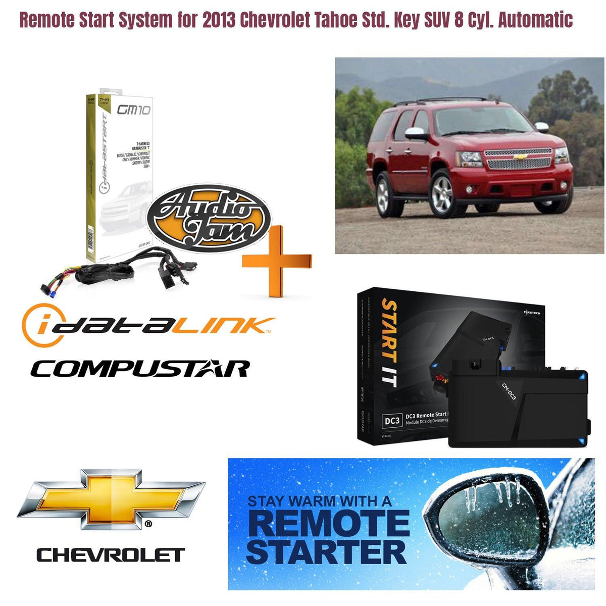 Remote Start System for 2007-2014 Chevrolet Tahoe | Key Start Automatic