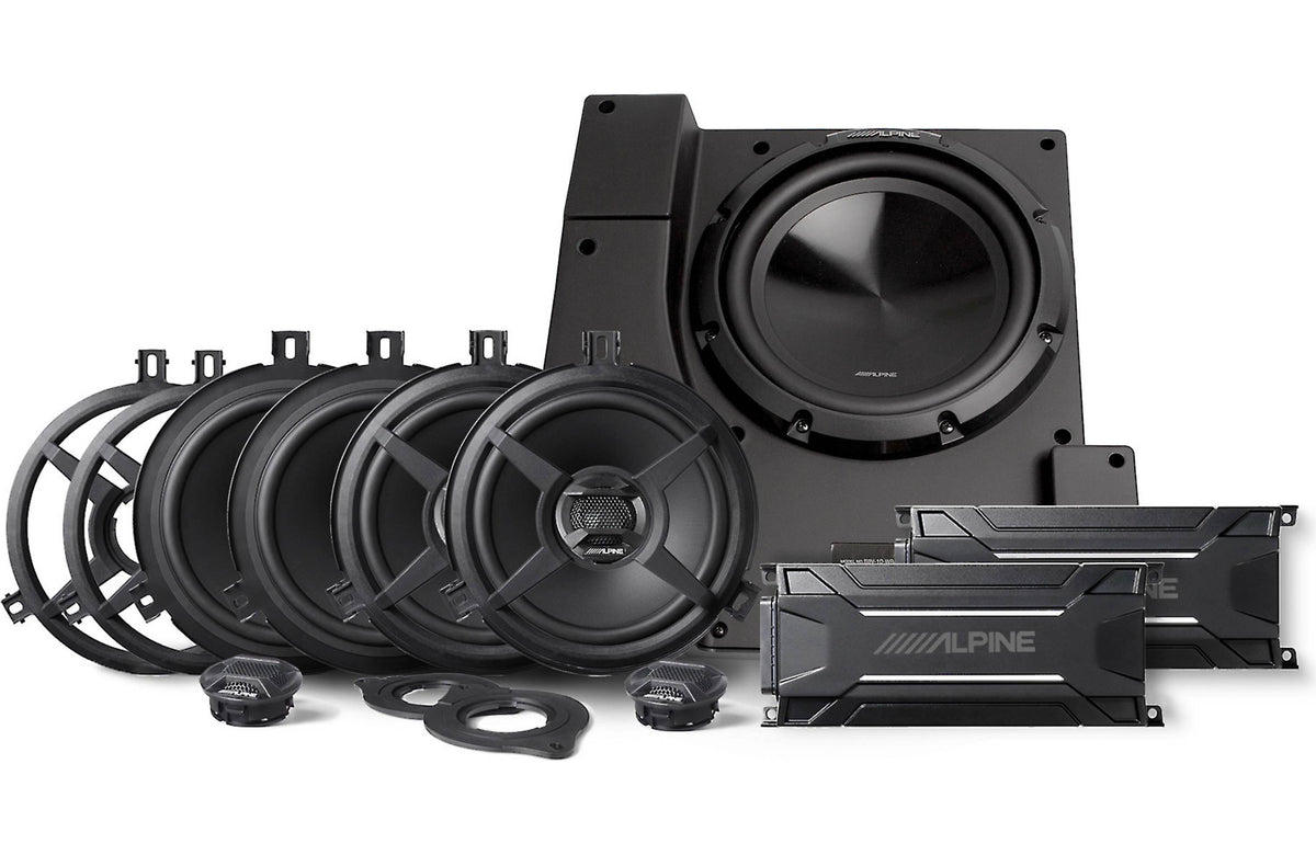 alpine pss-22wra complete speaker system jeep wrangler jk