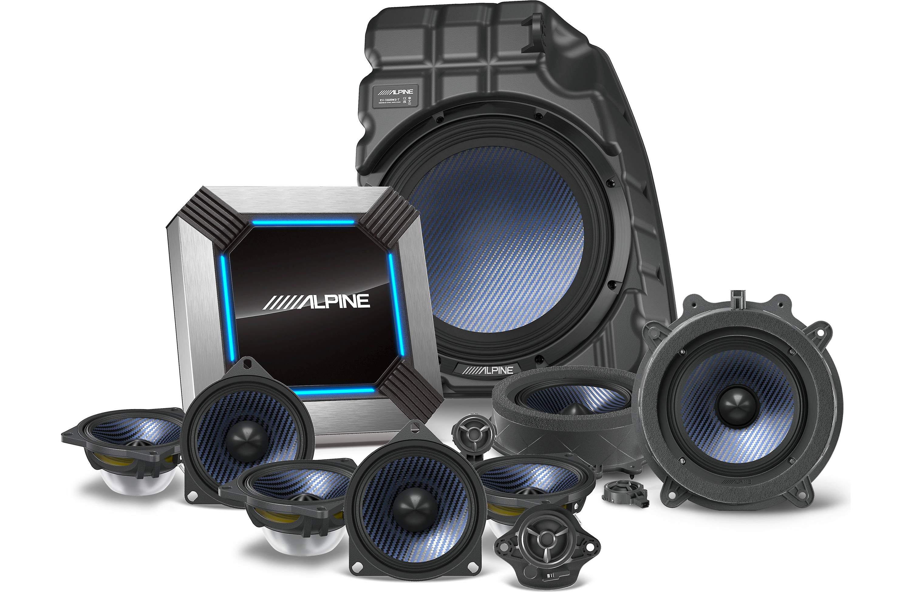 alpine pss-tsla-213 11 speaker sound system tesla model 3 bear de