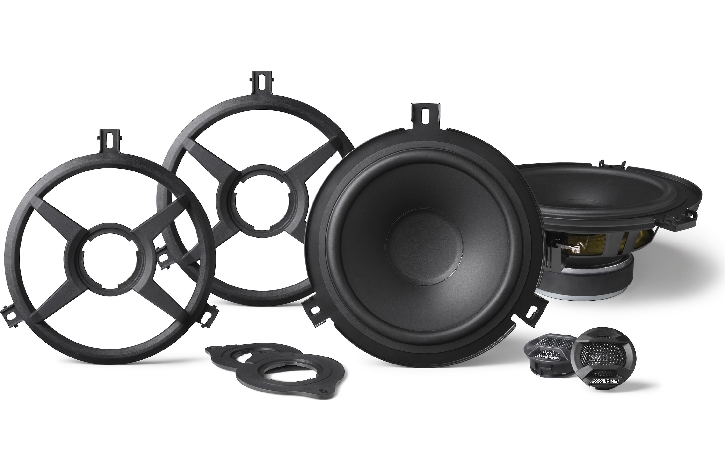 alpine spv-65x-wra marine grade speakers jeep wrangler jk