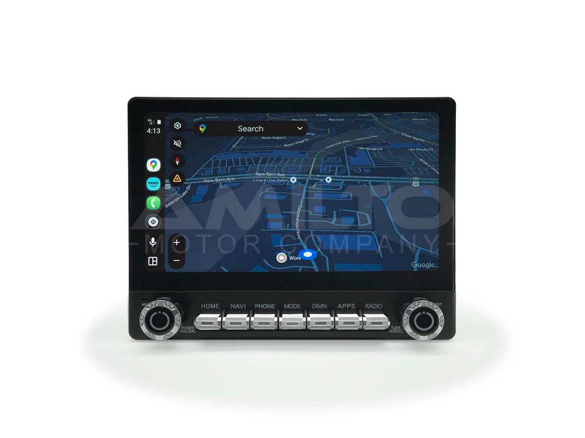 Picture of the gps screen in the toyota tacoma